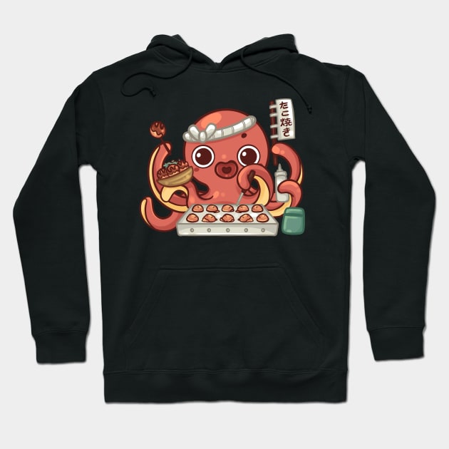 Takoyaki Tako the Octopus Hoodie by Hospitality Merch